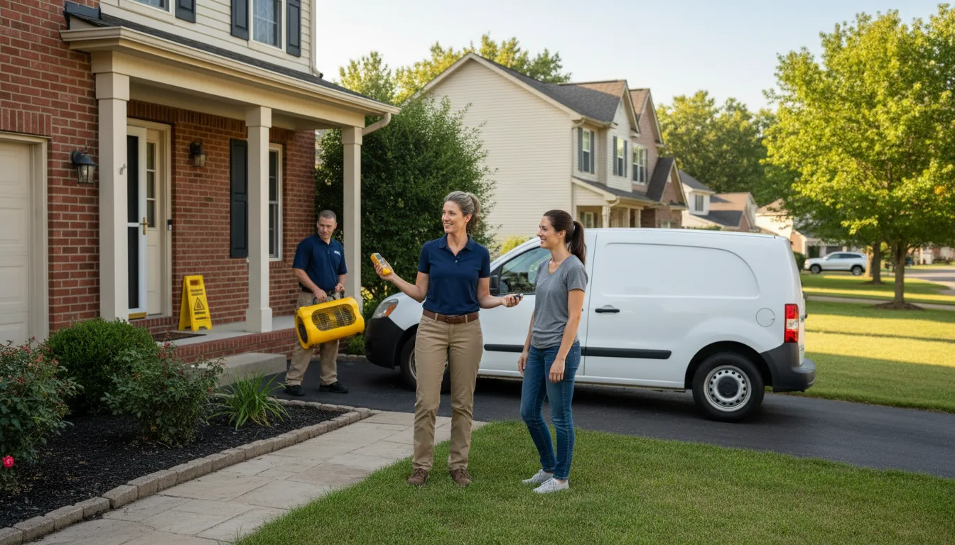 Residential water damage restoration in Monarch, CO